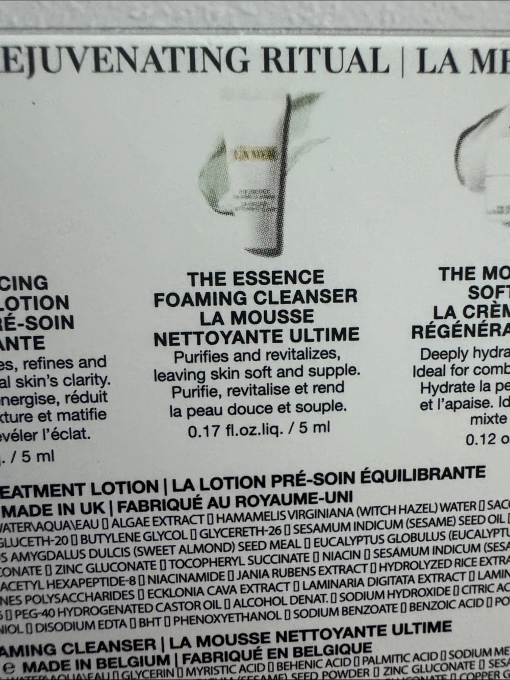 La Mer Rwjuvenating Ritual Mini Skincare 4 Piece Set - New